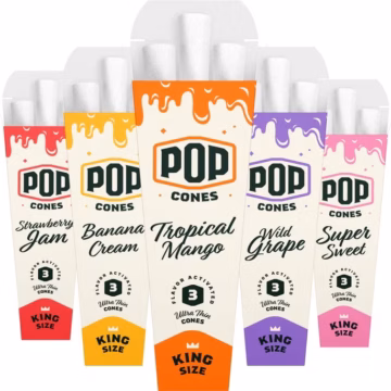 Pop Cones - Ultra Thin - Variety Pack - King Size 25pk