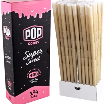 Pop Cones Flavor Activated Pre-Rolled Cones - 1 1-4 - 400pk - Super Sweet
