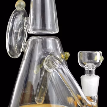 6" Pyramid Vortex Disc Recycler Water Pipe