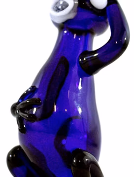 4" Art Figurine Hand Pipe - Monkey