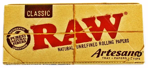 RAW Artesano Tray Paper and Tips - Classic King Size