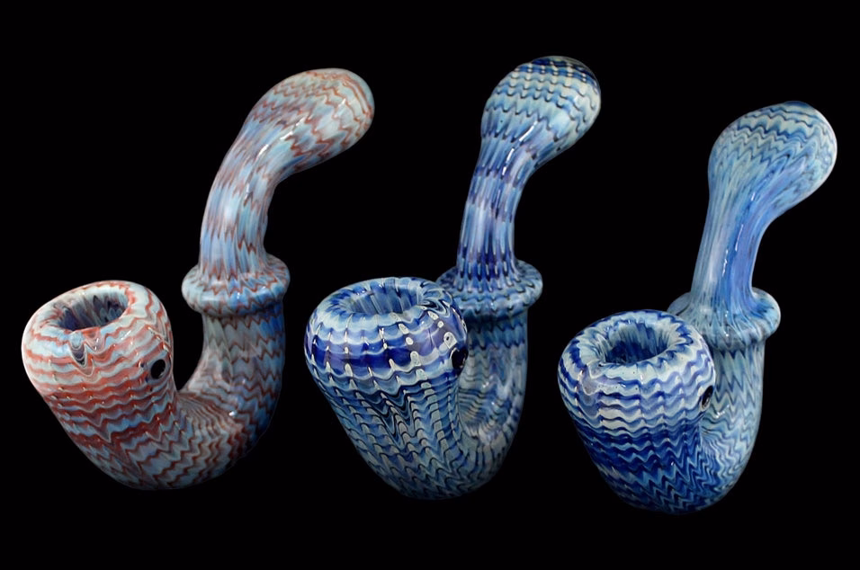 2ct 6" Raked Oberman Sherlock Hand Pipe