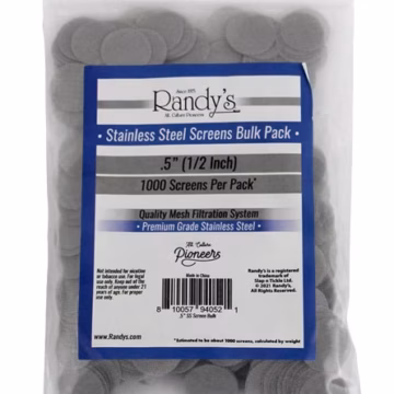 Randys Stainless Steel Screens Bulk 1000pk - .5"