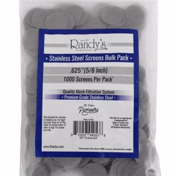 Randys Stainless Steel Screens Bulk 1000pk - .625"