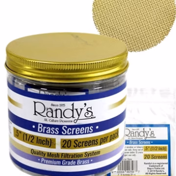 Randys Brass Screens Jar 36pk - .5"
