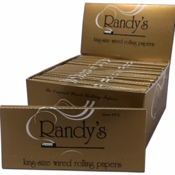 Randys Wired Rolling Papers - King Size Gold