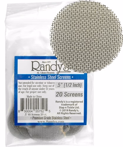 Randys Stainless Steel Screens Jar 36pk - .5"
