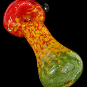 4" Rasta Frit Globe Hand Pipe