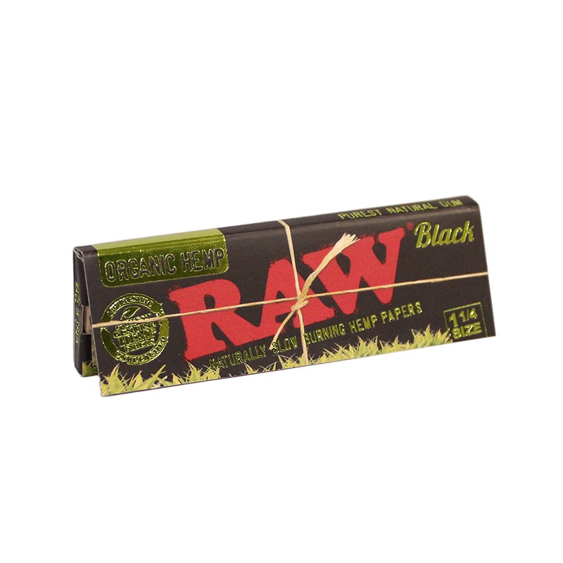 Raw Rolling Paper - Organic - Black 1 1/4 - Image 4