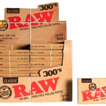 Raw Rolling Paper - Organic 1 1-4 300pk