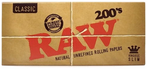 Raw Classic Rolling Paper - King Size Slim 200s