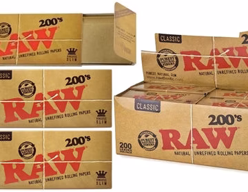 Raw Classic Rolling Paper - King Size Slim 200s