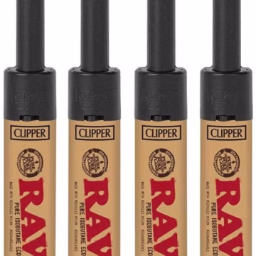Raw Clipper Mini Tube Lighters 24pk