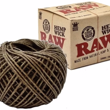 Raw Hemp Wick - 100ft Spool