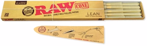 RAW Classic Cones 12pk - Lean