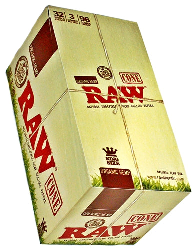 Raw Cones - Organic King Size