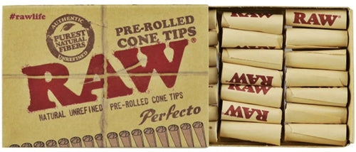 RAW Perfecto 20pk Pre-Rolled Cone Tips
