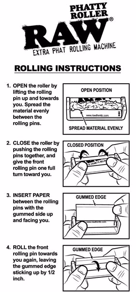 Raw Phatty Roller Extra Phat Blunt Rolling Machine 6pk - Image 5