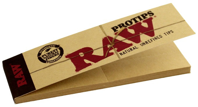 Raw Protips Natural Unrefined Tips 24pk 4 Aces Wholesale