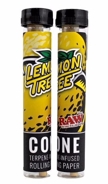 Raw X Orchard Beach Terpene Infused Cones 12pk - Lemon Tree - Image 3