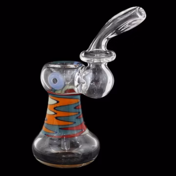 7" Reversal Art Marble Ring Bubbler