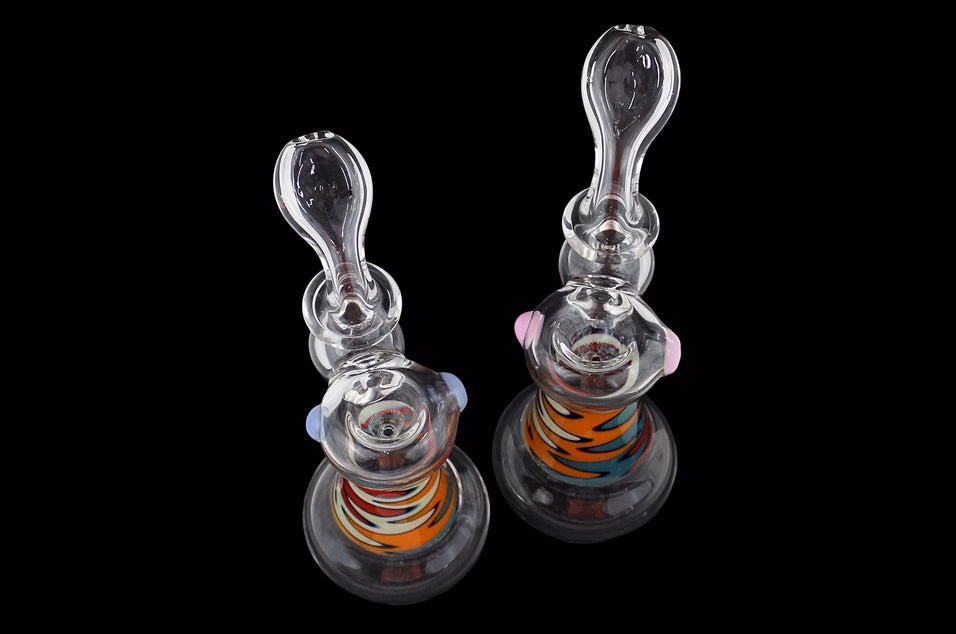 7" Reversal Art Marble Ring Bubbler