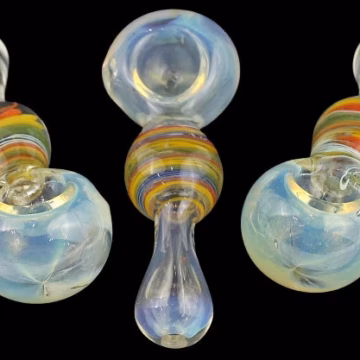 5ct 4" Strip Bubble Fuming Spoon Hand Pipe