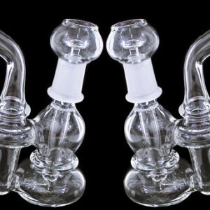 5ct 5" Rim Art Oil Rig Bubbler