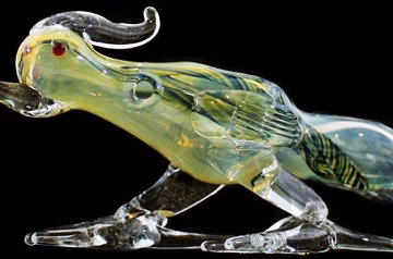 6" Road Runner Fuming Animal Pipe
