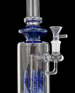 12" Color Rim Rocket Perk Water Pipe