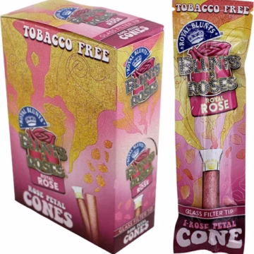 Royal Blunts N Roses - Royal Rose Cones with Glass Tips
