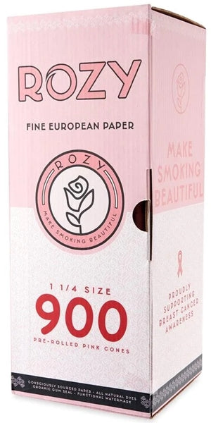 Rozy Pink Pre-Rolled Cones - 1 1-4 – 900ct Bulk