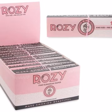 Rozy Pink Paper + Tips - King Size Bouquet 24pk