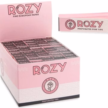Rozy Pink Perforated Filter Tips - 50pk