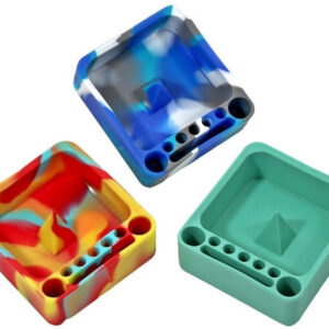 4ct Silicone Glow In The Dark Dabber Ashtray