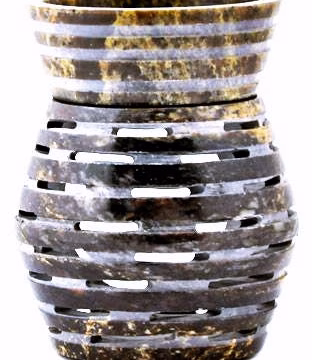 4.25" Carved Soapstone Aroma Lamp SBR217
