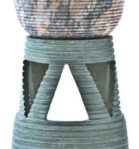 4.5" Carved Soapstone Aroma Lamp SBR218