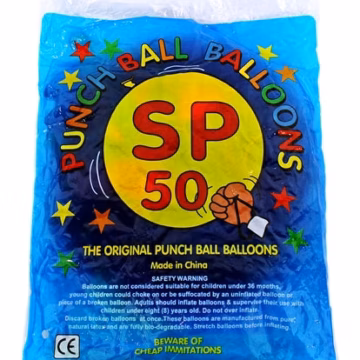 50ct Super Punch Ball Party Balloons