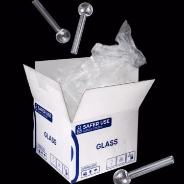 100ct 4" Safer Use Supply Sterile Individually Wrapped Oil Burners