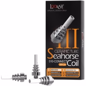 Lookah Seahorse Coil III - Ceramic Tube 3pk