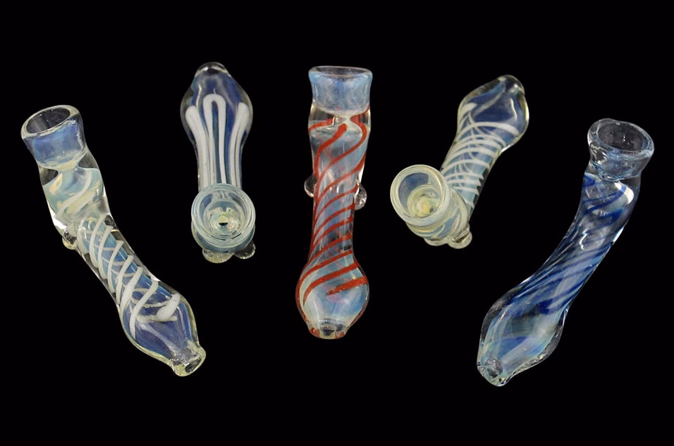10ct 3" Swirl Fuming Sherlock Chillum