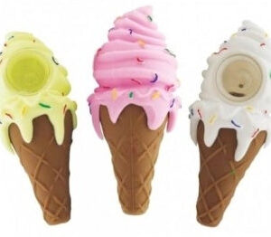 Silicone Ice Cream Hand Pipe