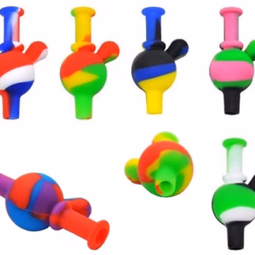 10ct Silicone Bubble Carb Cap Assortment