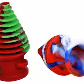 10ct Tower Shape Silicone Mouthpiece Assortment For Water Pipe