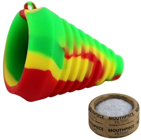 4ct Silicone Mouthpiece with Carbon Filter Assortment - Image 3