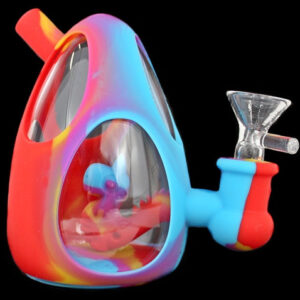 5" Silicone Yoshi Perk Egg Water Pipe