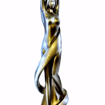Silver Lady Statue