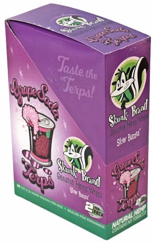 Skunk Brand Genuine Hemp Wraps - Grape Soda