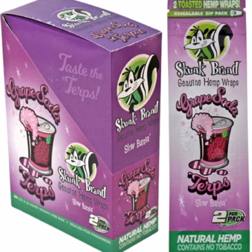 Skunk Brand Genuine Hemp Wraps - Grape Soda