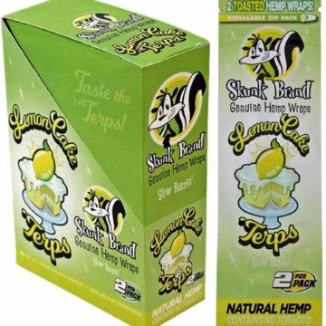 Skunk Brand Genuine Hemp Wraps - Lemon Cake